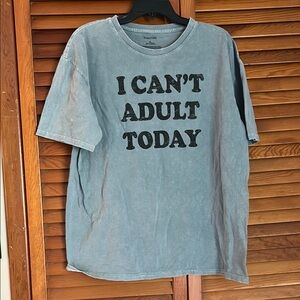 Maurices Blue Short Sleeve Tee Casual Collection